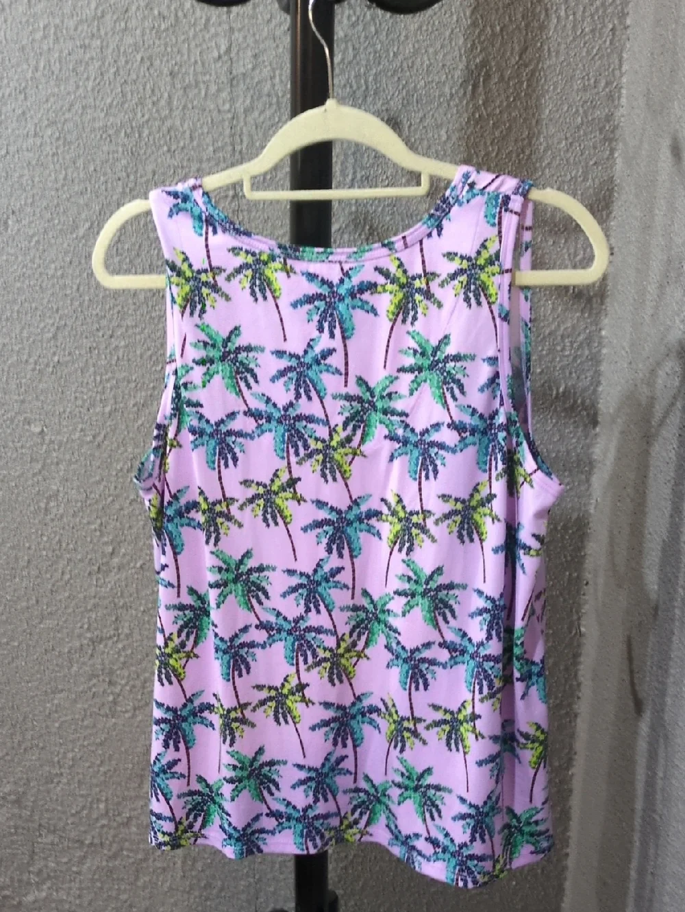 Cuddl Duds Lavender Tank & Tropical Print - Picture 5 of 5